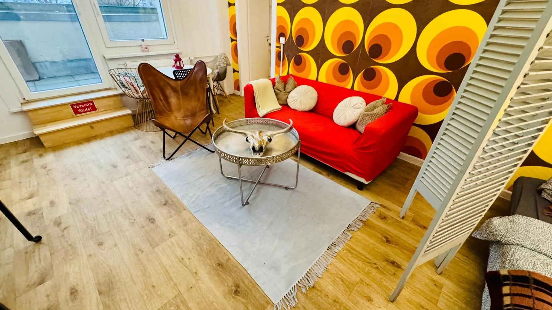 公寓 Gdr Flat With Rooftop Terrace Zingster Str 柏林